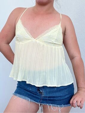 Edikted Yellow Tank Top